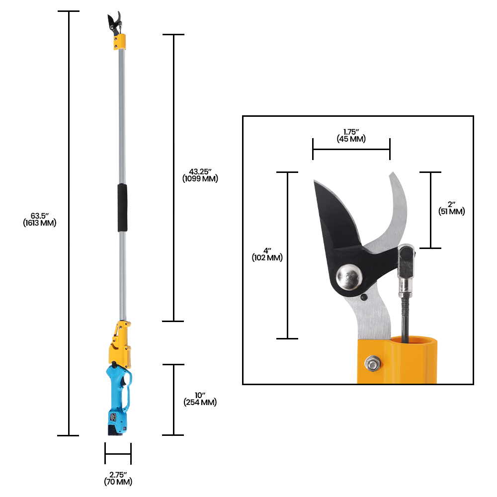 Zenport Cutting Rod Actuator SC3116-P5 ePruner Small Battery Powered Electric Pruner, .75-Inch Cut (image for) Zenport Cutting Rod Actuator SC3116-P5 ePruner Small Battery Powered Electric Pruner, .75-Inch Cut